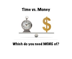 Time vs. Money – Which is on your side?